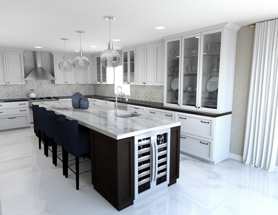 Online Designer Kitchen 3D Model
