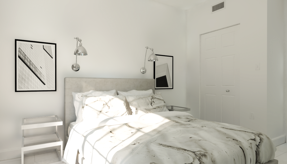 Online Designer Bedroom 3D Model