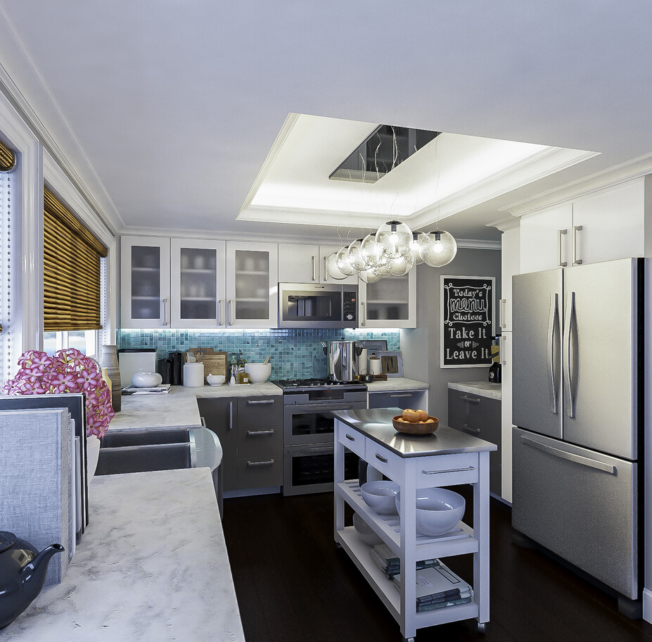 Online Designer Kitchen 3D Model