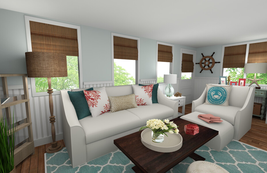 Online Designer Combined Living/Dining 3D Model
