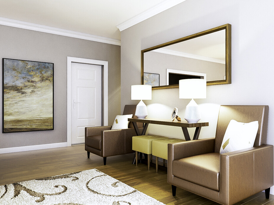 Online Designer Living Room 3D Model