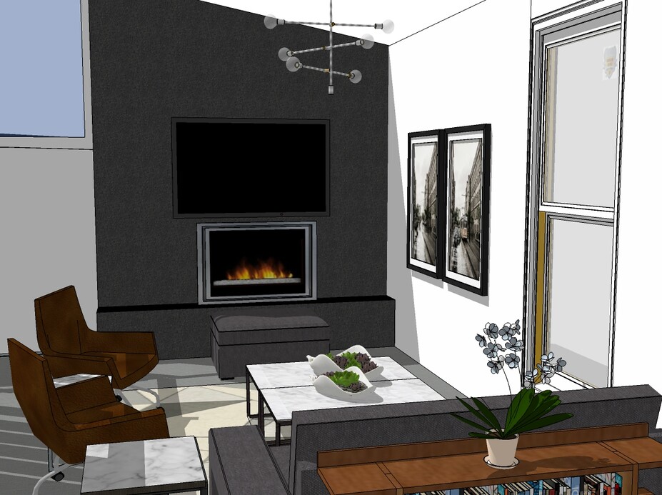 Online Designer Living Room 3D Model