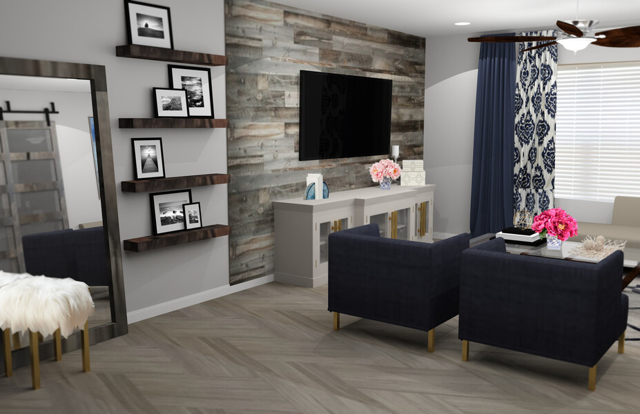 Online Designer Living Room 3D Model