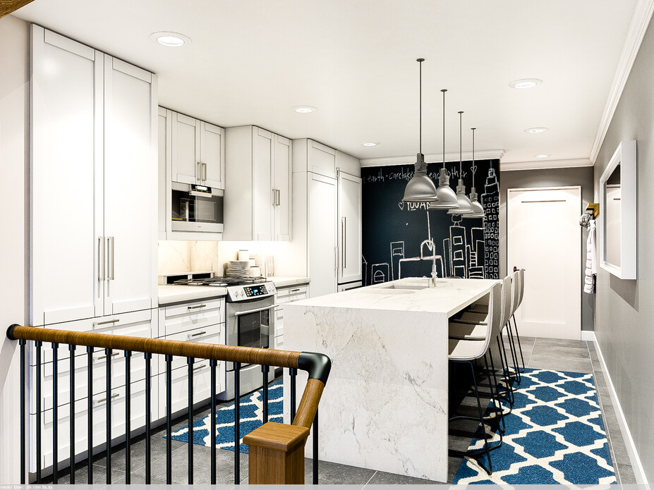 Online Designer Kitchen 3D Model