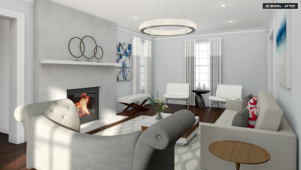 How To Get A High End Contemporary Living Room Design On Budget