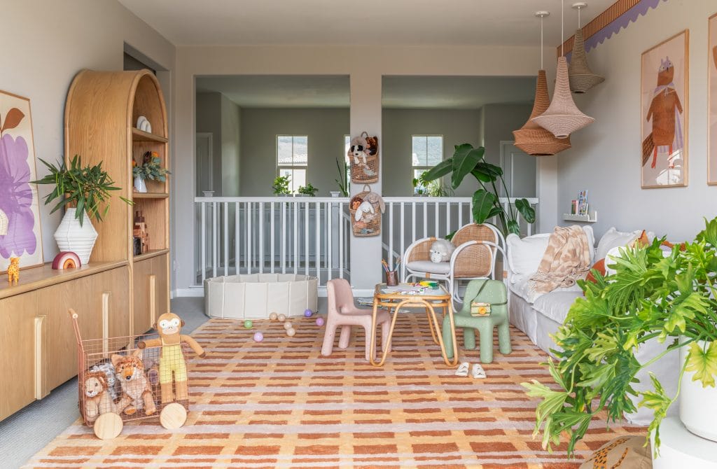 Fun kids' playroom design by Decorilla designer, Maja E.