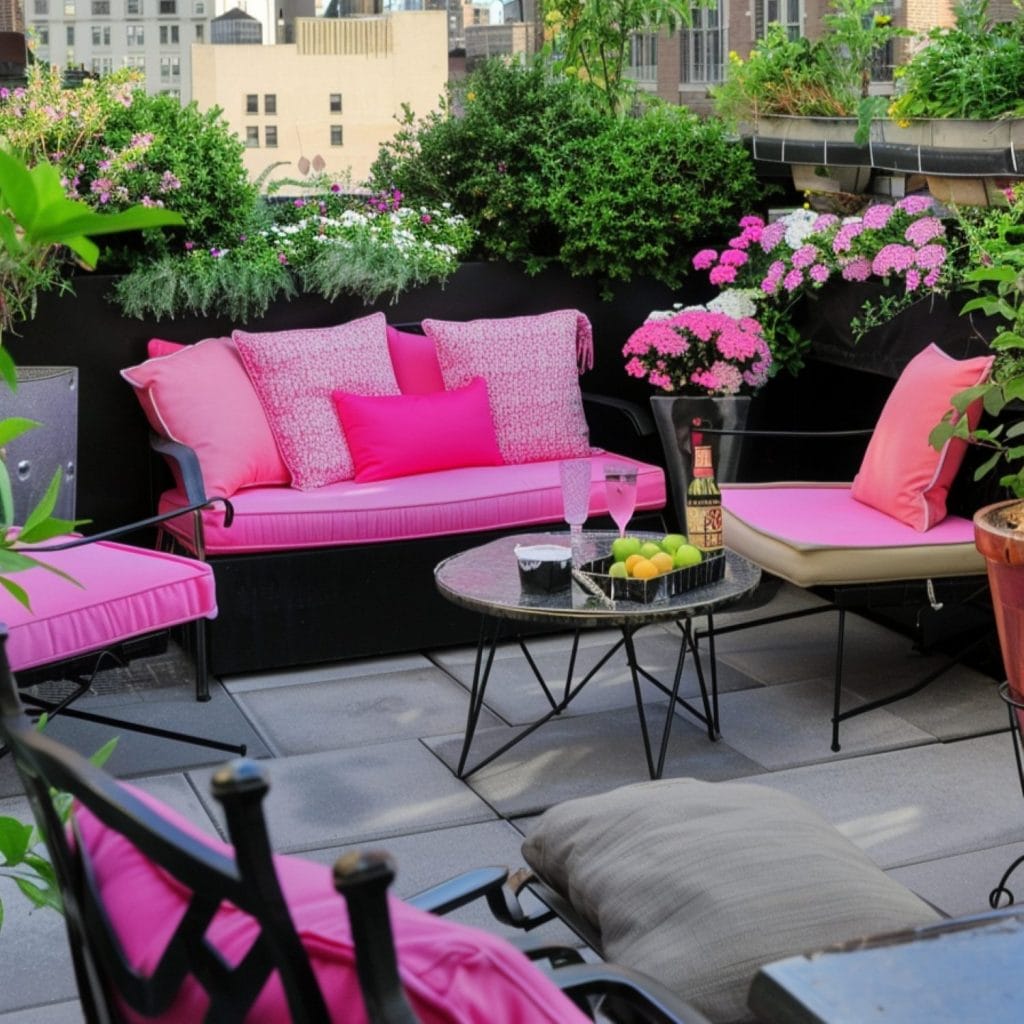 Small patio decor ideas full of color by Decorilla