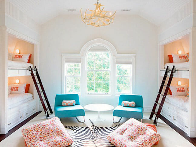 Design Tips For Your Kids Shared Room, Bunk Bed Room Divider Ideas