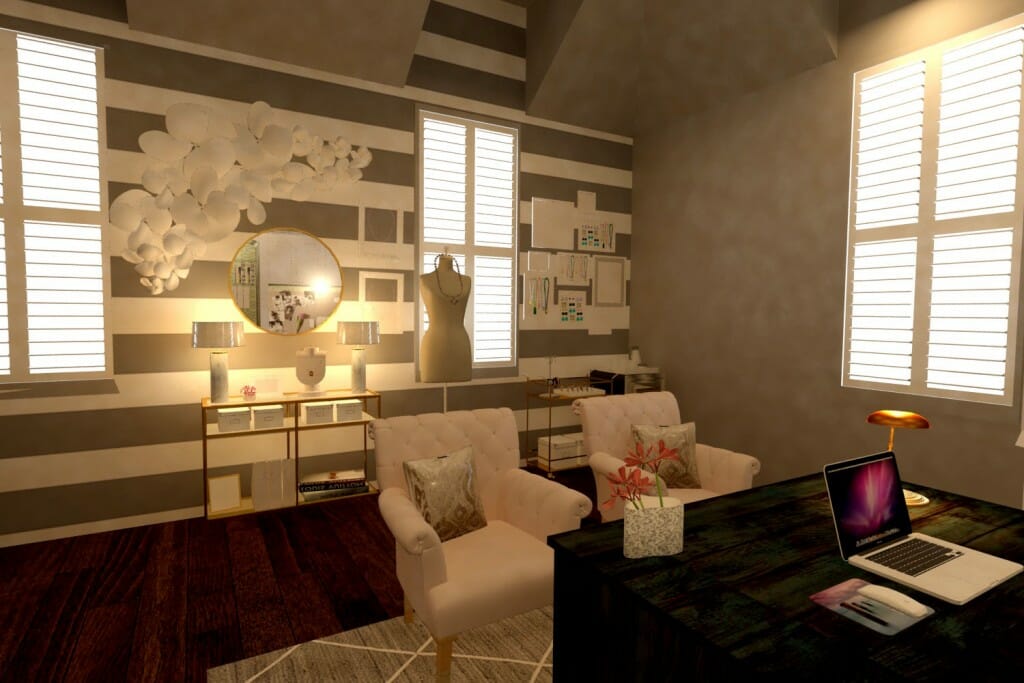 Decorilla interior designer spotlight Cristina Ramirez home office