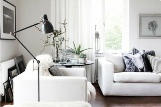 black-white-and-grey-room design