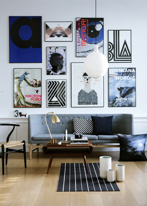 gallery wall tips bold