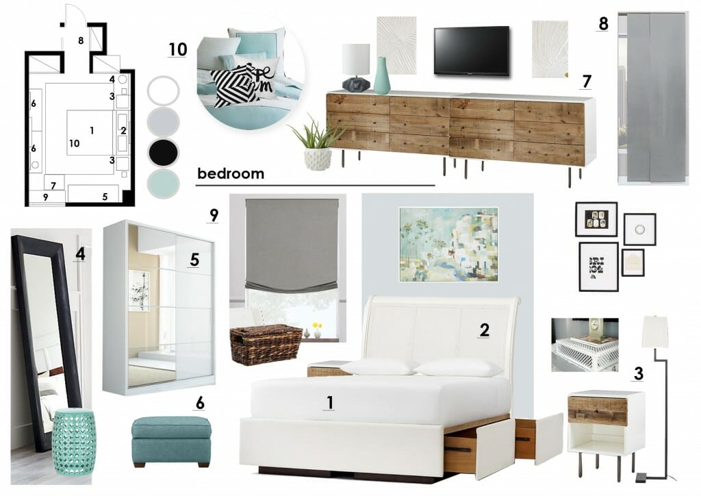 Bedroom Concept Board