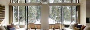 Winter living room