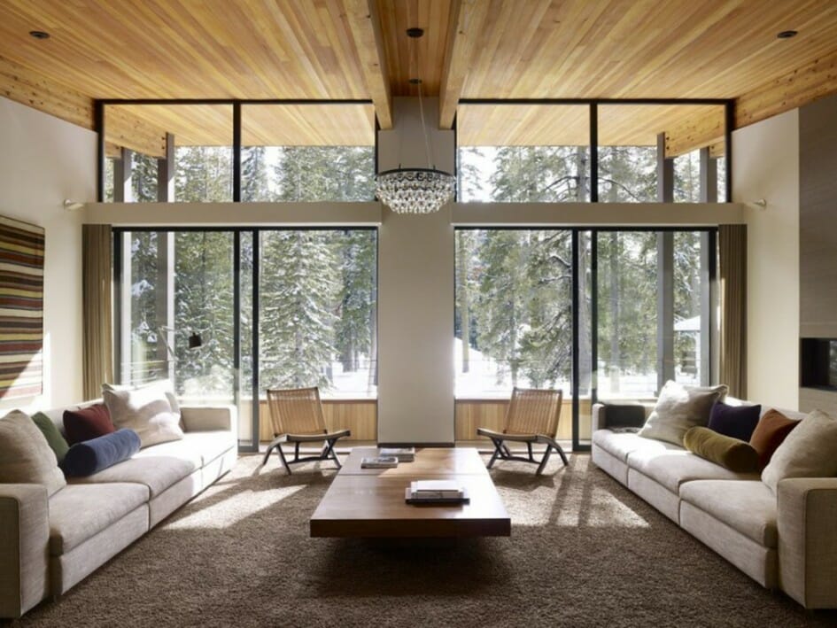 Winter living room