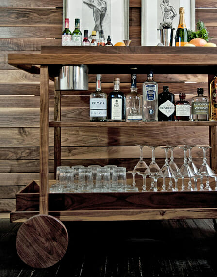 handsome bar carts