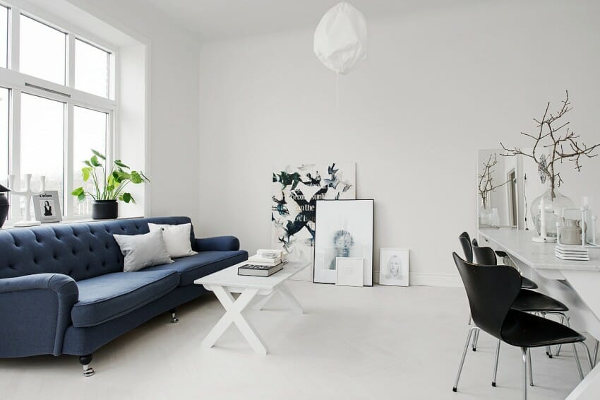 Scandinavian design interior living room