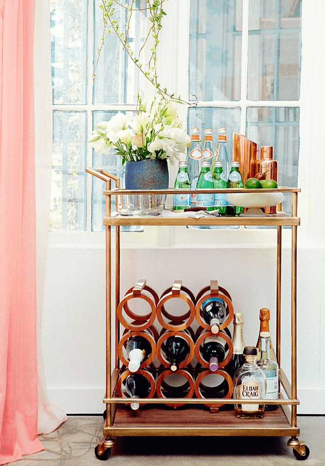 How to Style The Perfect Bar Cart