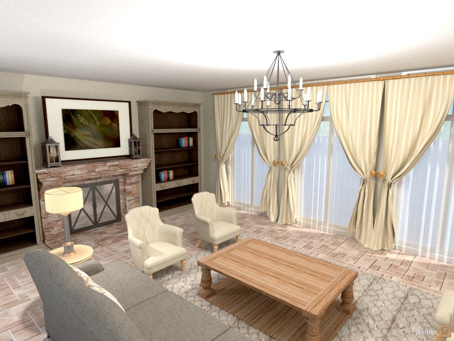 interior designer Sharon Copeland family room