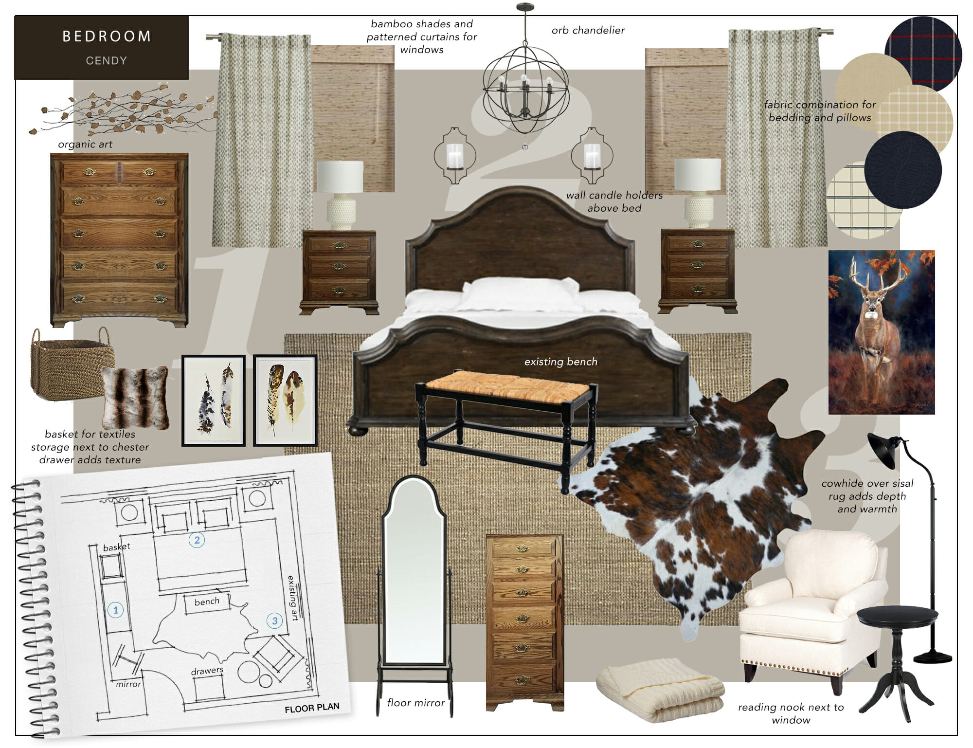 Decorilla bedroom interior design moodboard Decorilla Decorilla bedroom interior design moodboard Decorilla