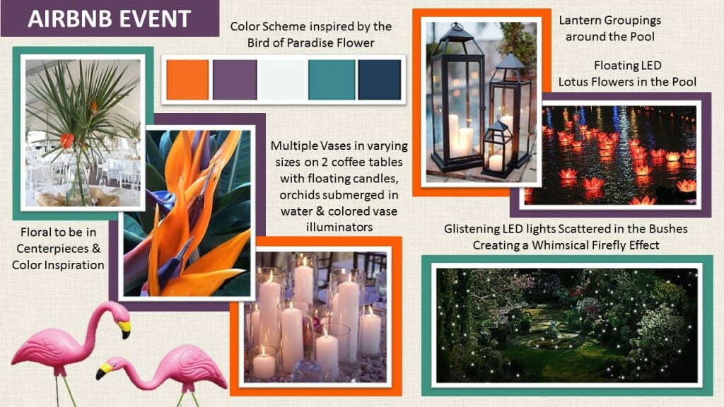 Decorilla interior designer Emily A. Airbnb Style Board
