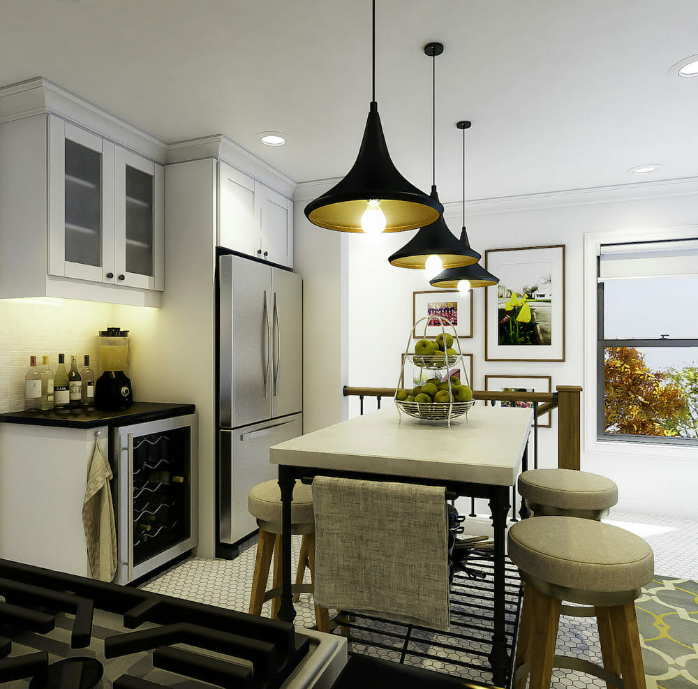 Online designer kitchen results by decorilla designer Aldrin C