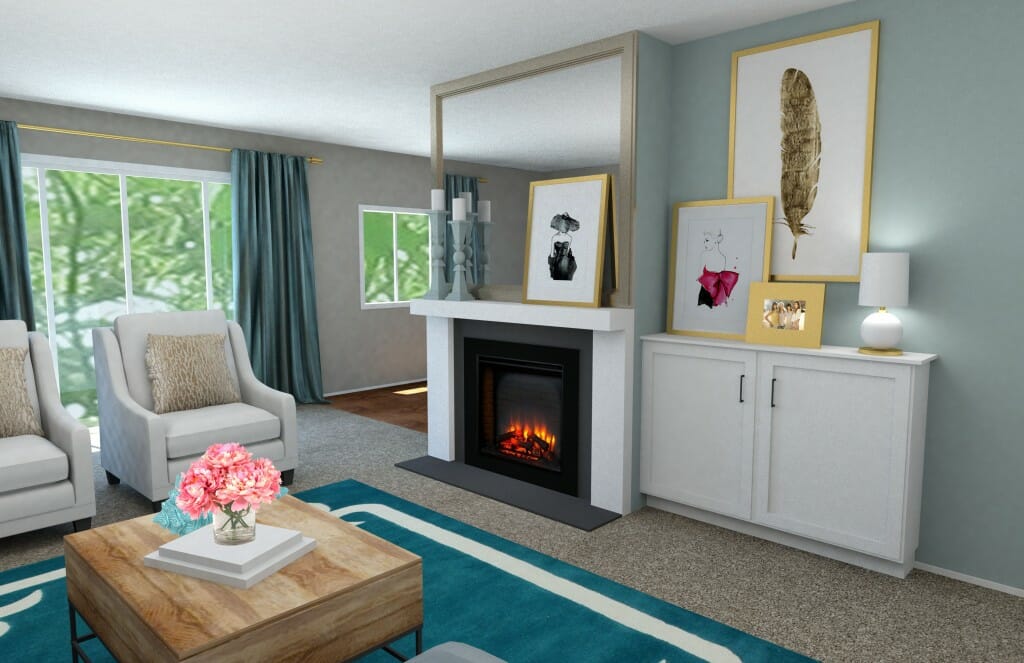 Decorilla online interior designer living room