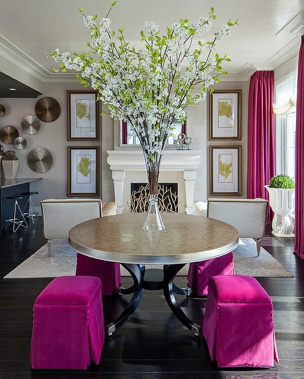 hot pink interior