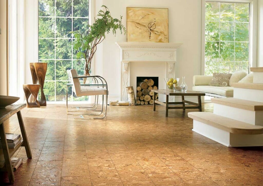 cork flooring sustainable intrior designer ideas