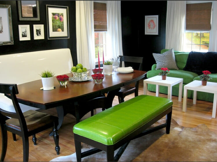 break design rules mixed seating dining room