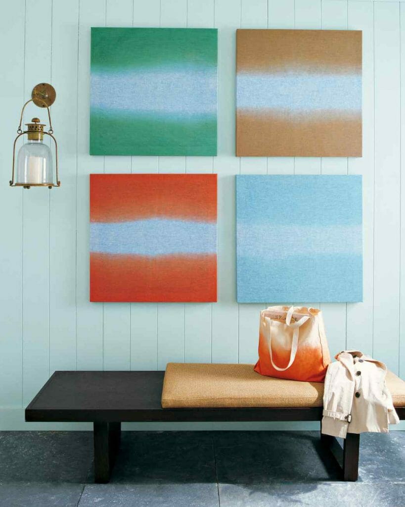 ombre art summer decorating ideas