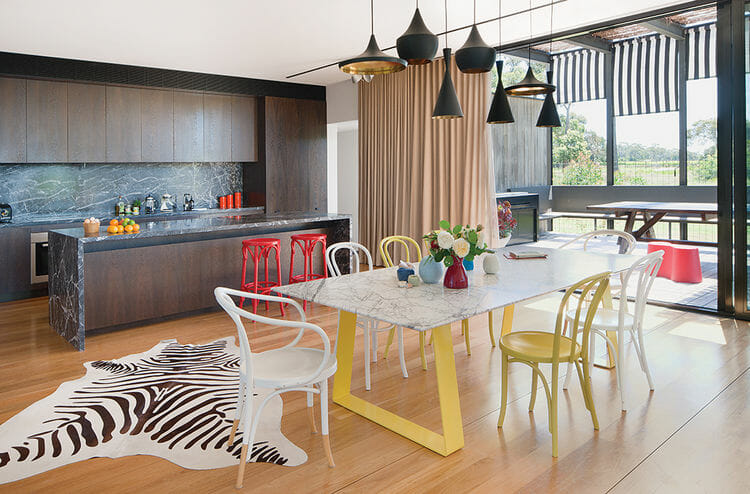 tread_lightly-australia-kitchen-dining-tom-dixon-pendant-lamps-steel-marble-table-chris-connell