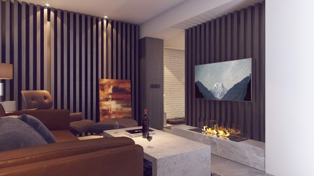 after Decorilla online interior design living room