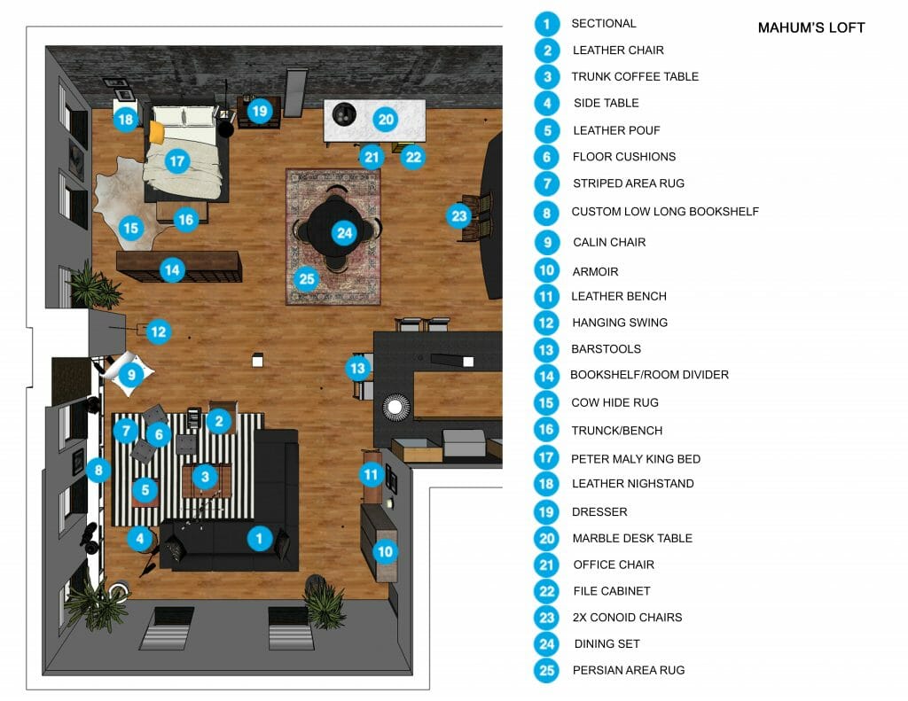 loft layout