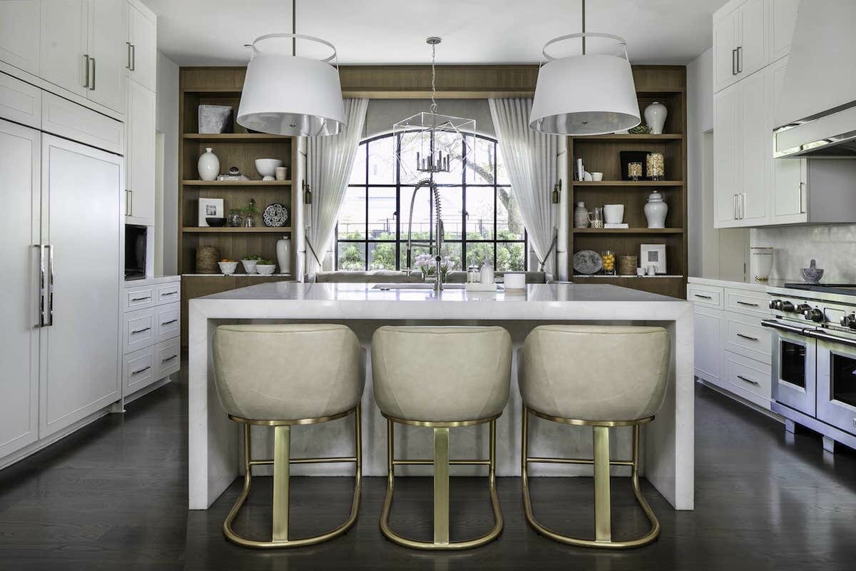 Luxury kitchen by top interior decorator houston tx