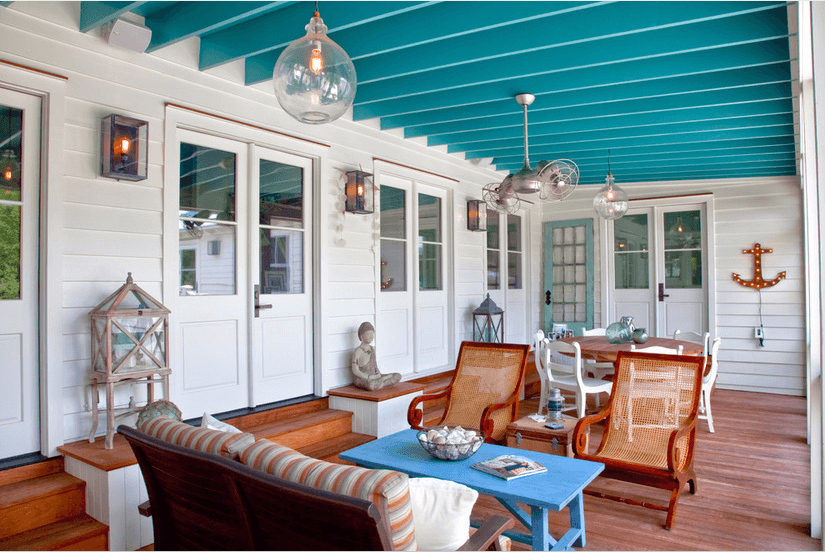 porch design beach style