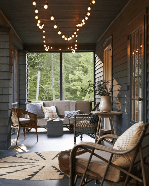 cozy porch design