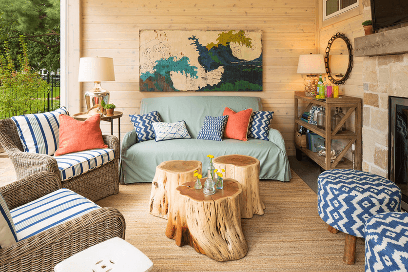 summer interior design trends rustic beach decor