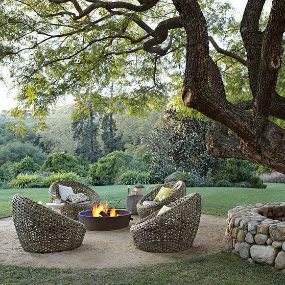 outdoor seating areas