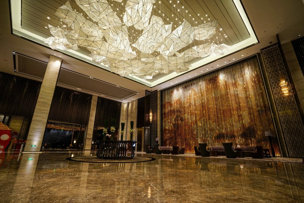 Online Interior Designer Spotlight Amelia Rozas- lobby ceiling