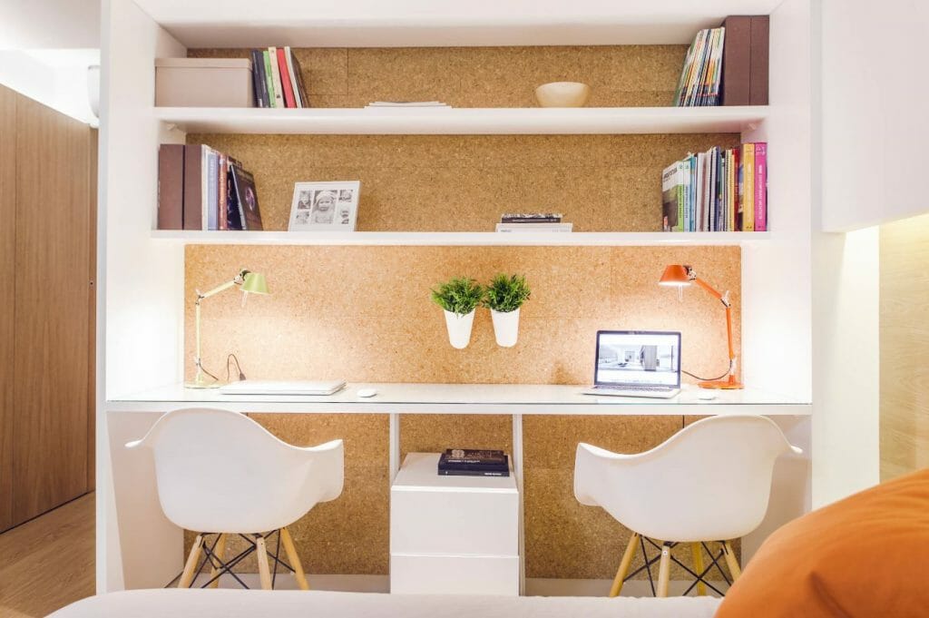 fall interior design trends cork office wall