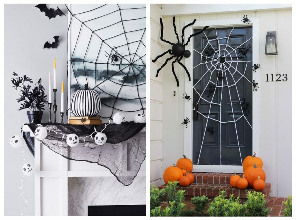 halloween decor trends spider web