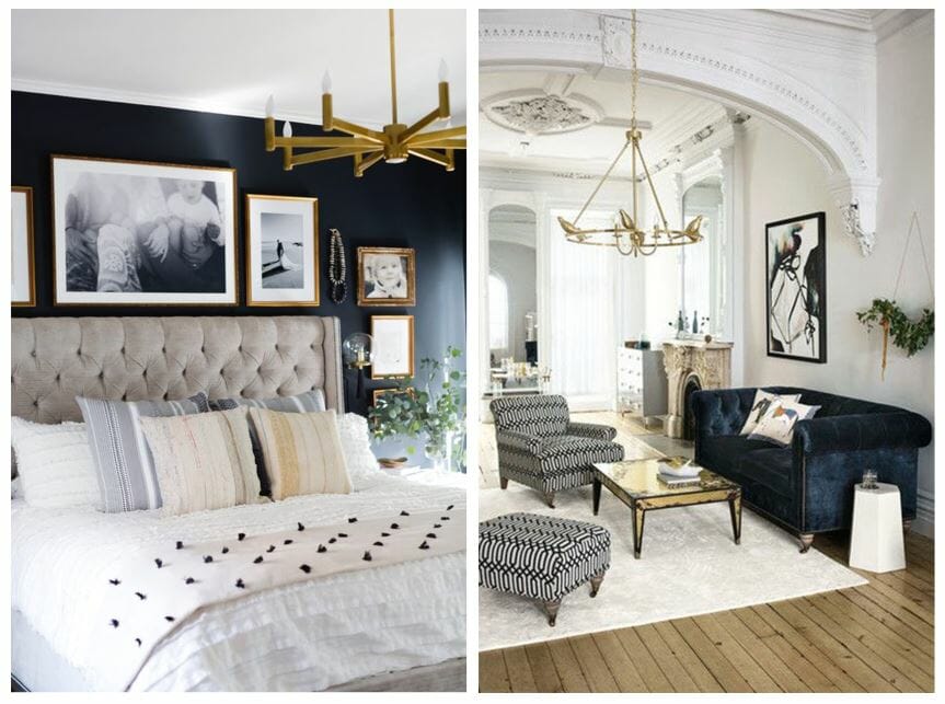 winter design trends brass lighting