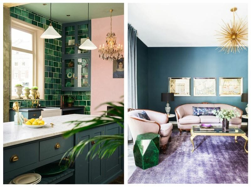 winter design trends emerald green