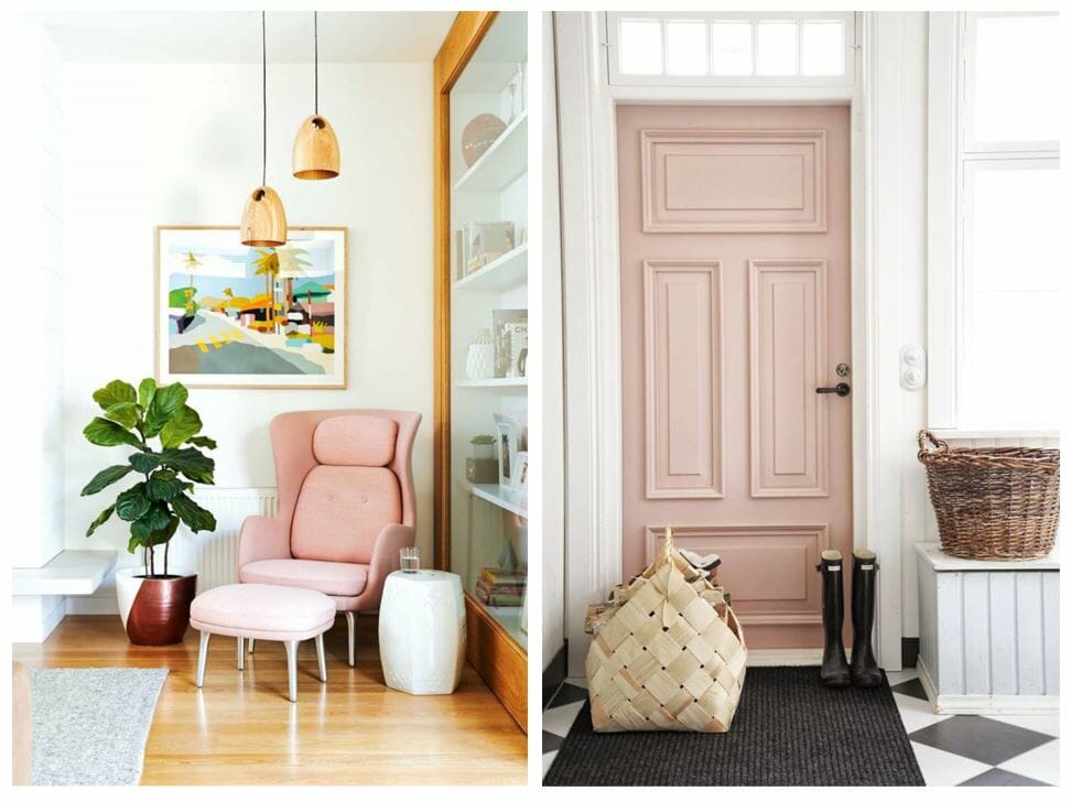 winter design trends millennial pink