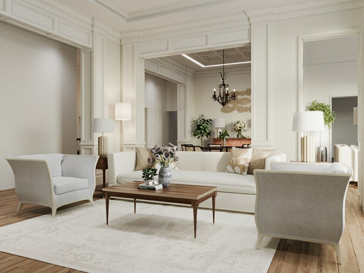 Romantic living room design ideas by Aida A