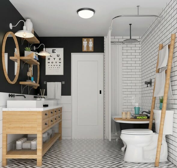 Francis D. bathroom design