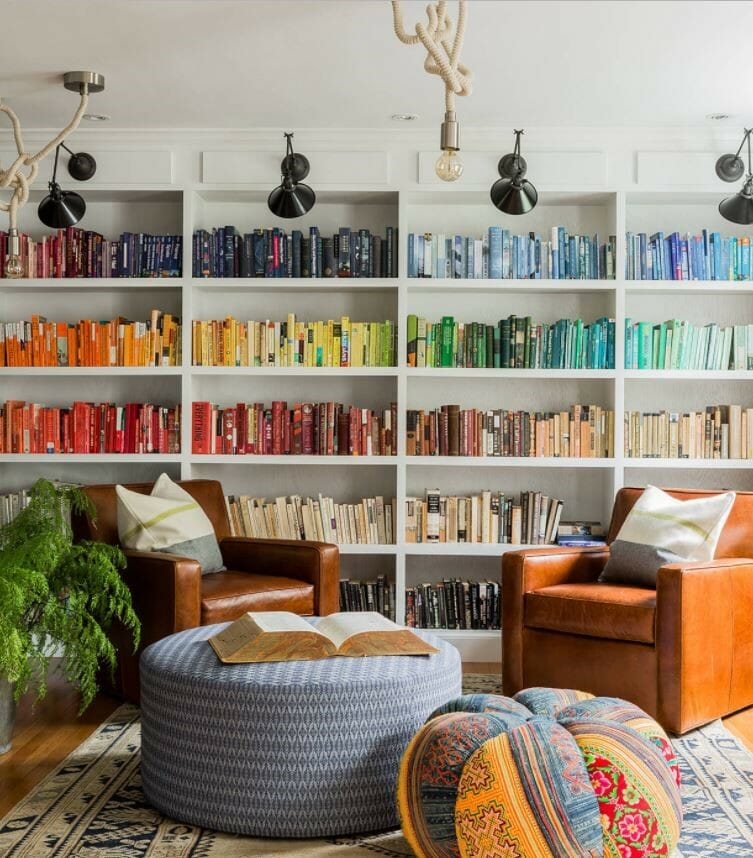 how to organize your home- book organization