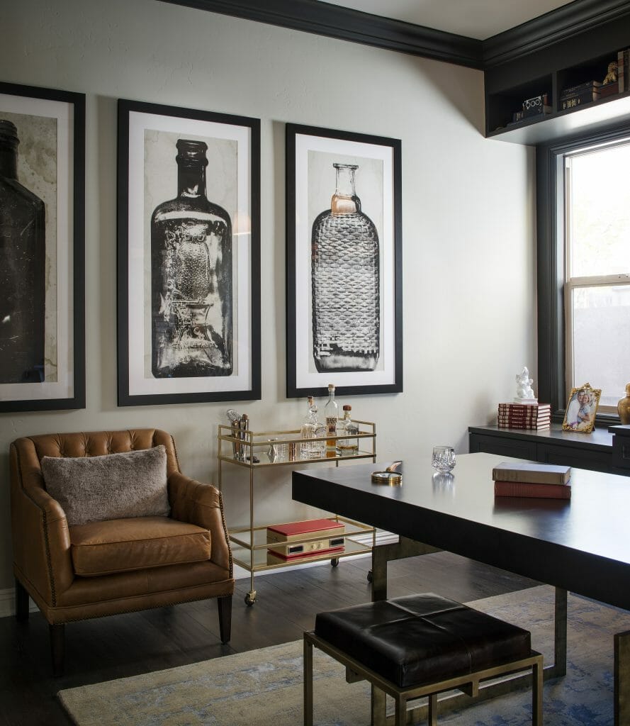 2018 interior design trends black room