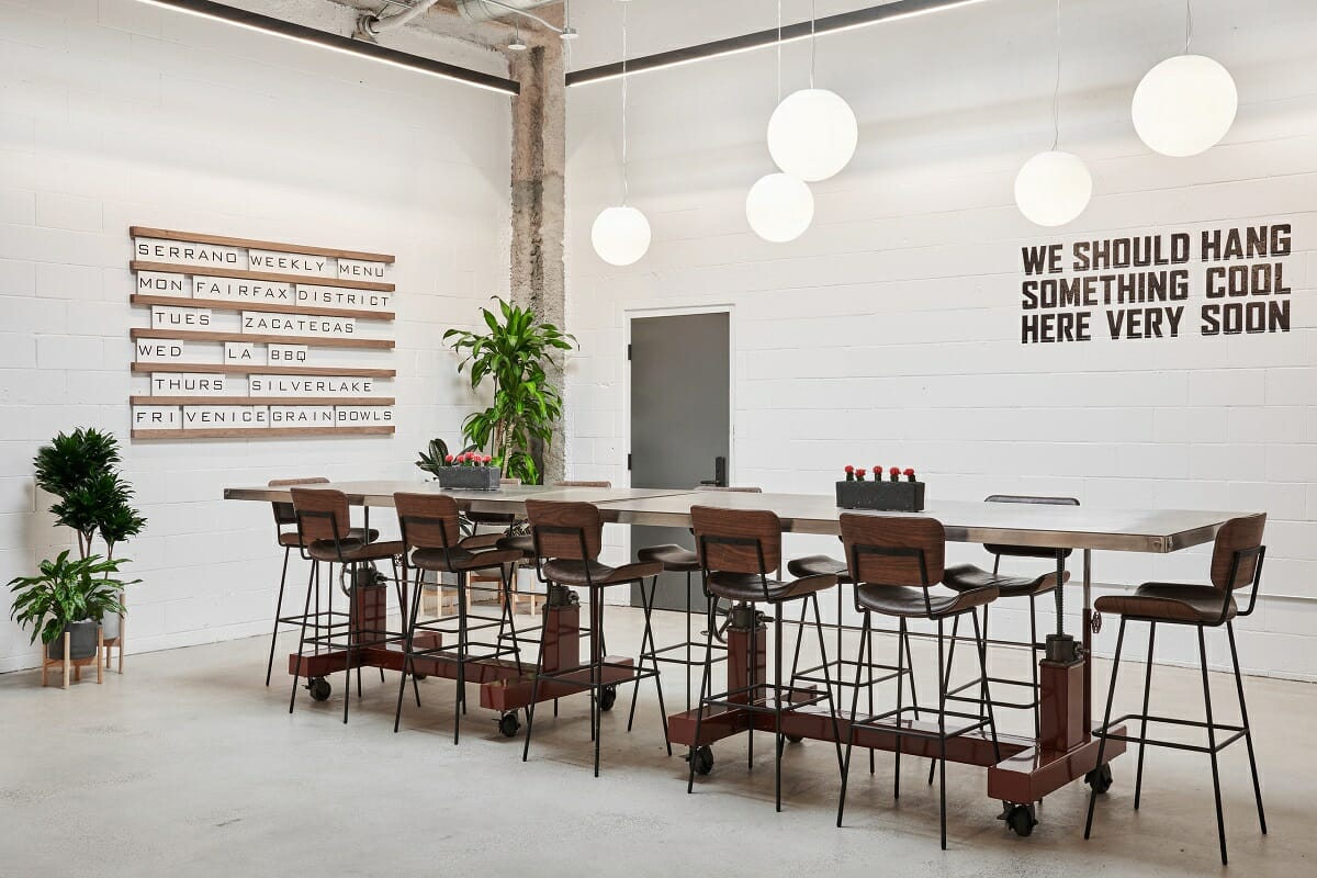 Office cafe interior design by Elizabeth T