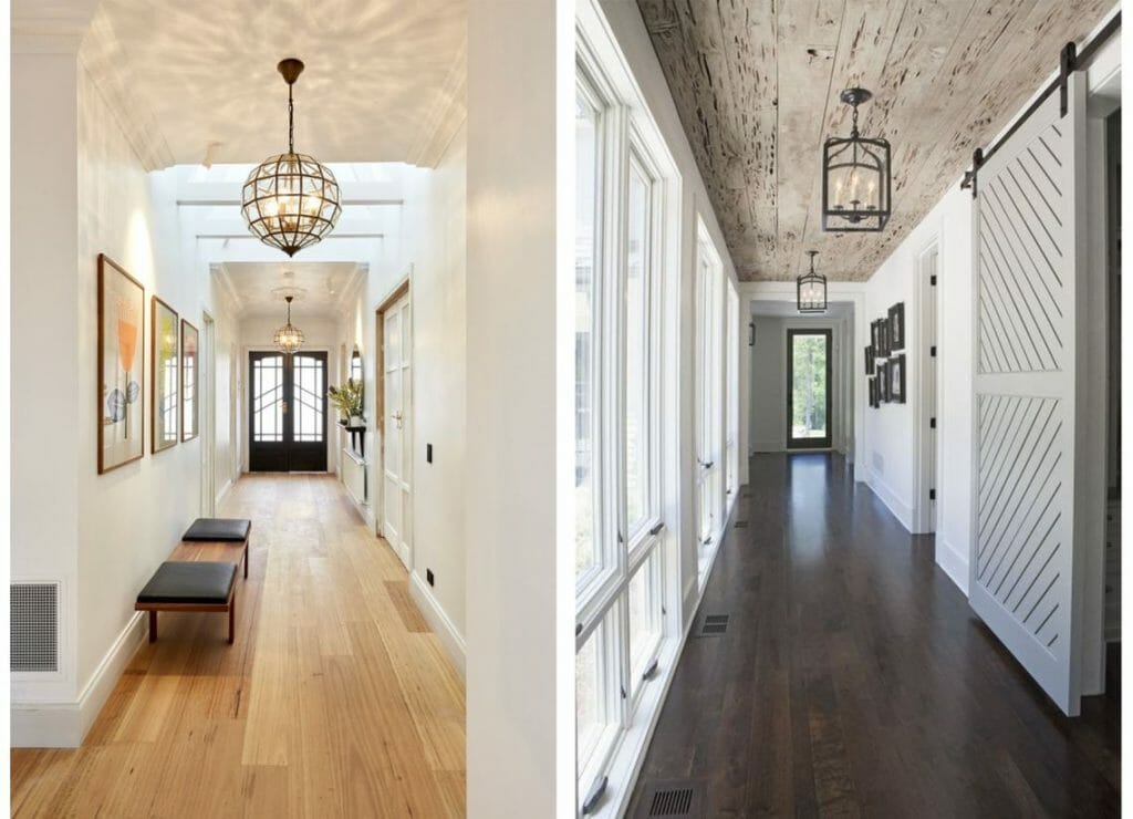 hallway decorating ideas light fixture